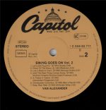 Van Alexander - Swing Goes On! Vol. 2 (LP, Comp, RE) - Afbeelding 3