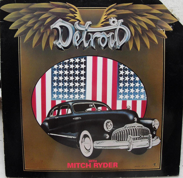 Detroit (2) With Mitch Ryder - Detroit (LP, Album, RE)