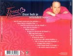 Frans Bauer - Daar Heb Je Vrienden Voor (CD, Album) - Afbeelding 2