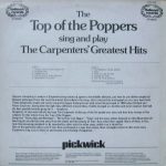 The Top Of The Poppers - Sing And Play The Carpenters' Greatest Hits (LP) - Afbeelding 2