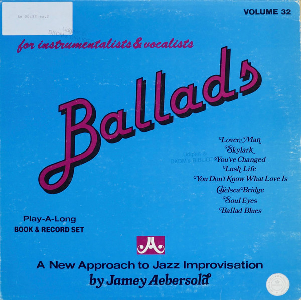 Jamey Aebersold - Ballads (LP, Album)