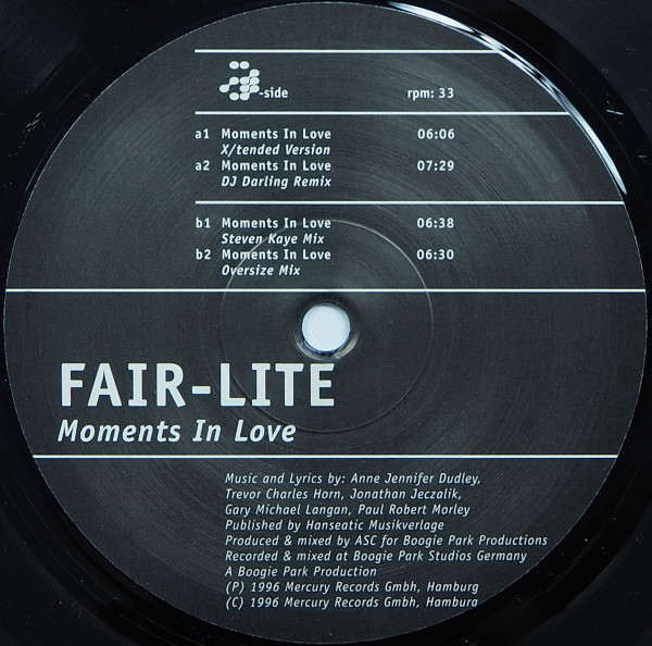 Fair-Lite - Moments In Love (12")
