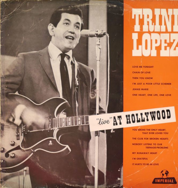 Trini Lopez - "Live" At Hollywood (LP, Album)