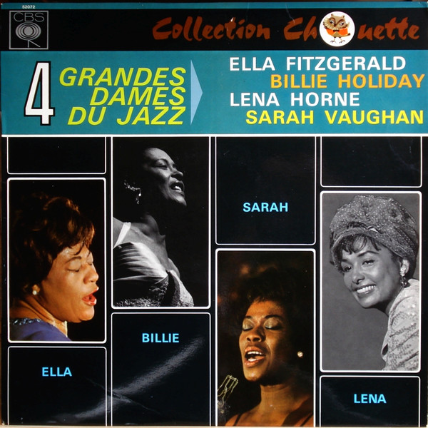 Ella Fitzgerald, Billie Holiday, Lena Horne, Sarah Vaughan - 4 Grandes Dames Du Jazz (LP, Comp, Mono)