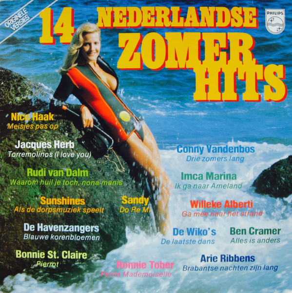 Various - 14 Nederlandse Zomerhits (LP, Comp)