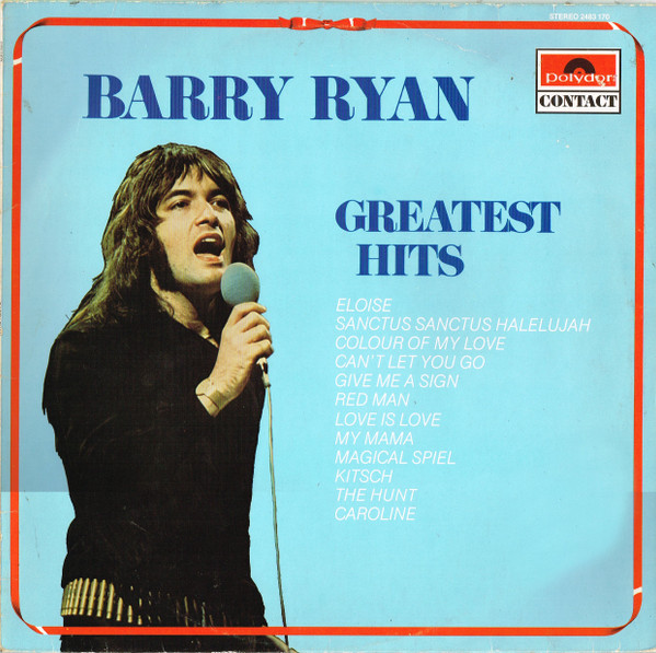 Barry Ryan - Greatest Hits (LP, Comp, RE)