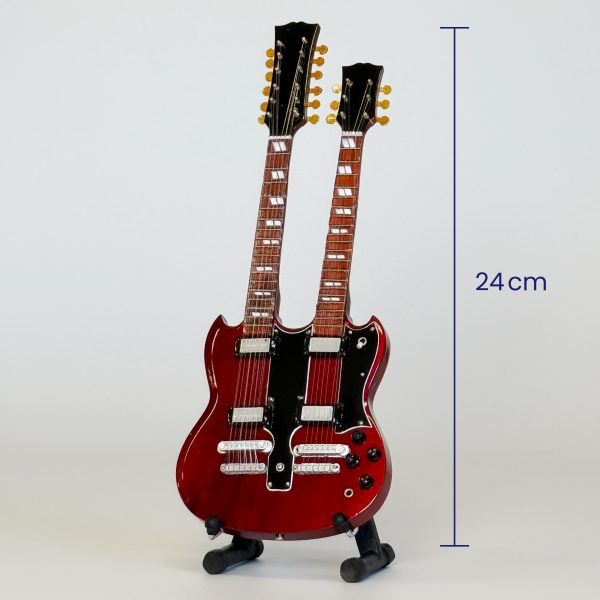 MINIATUURGITAAR ( JIMMY PAGE ) LED ZEPPELIN