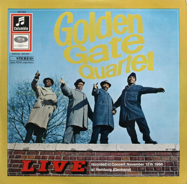 The Golden Gate Quartet - Live Recorded In Concert November 12th 1966 At Hamburg (Germany) (LP, S/Edition)