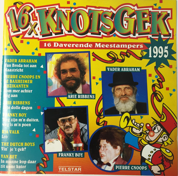 Various - 16x Knotsgek - 16 Daverende Meestampers 1995 (CD, Comp)