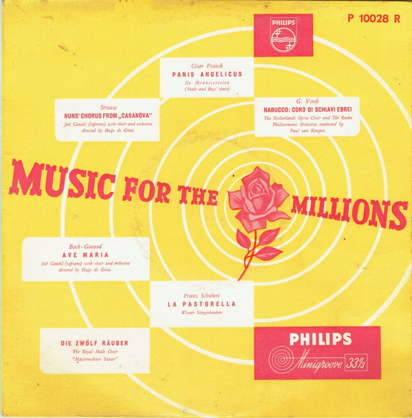 Various -  Music For The Millions (10")