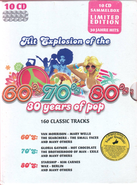 Various - Hit Explosion Of The 60's 70's 80's - 30 Years Of Pop (10xCD, Comp)