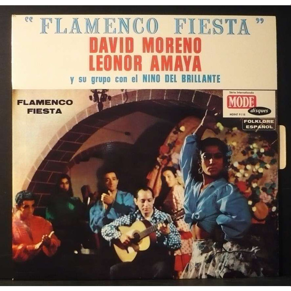 David Moreno Y Leonor Amaya Y Su Grupo Con El Niño Del Brillante - Flamenco Fiesta (LP, Album, Mono)