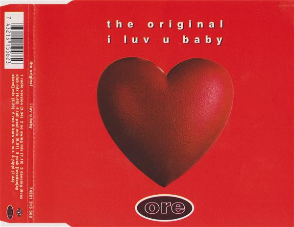 The Original - I Luv U Baby (CD, Maxi)