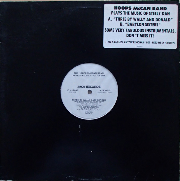 The Hoops McCann Band - Plays The Music Of Steely Dan (12", Promo, Smplr)