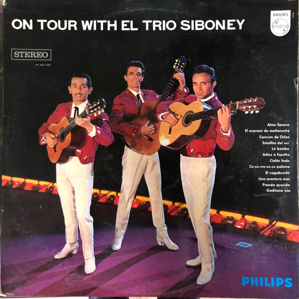Trio Siboney - On Tour With El Trio Siboney  (LP, Album)