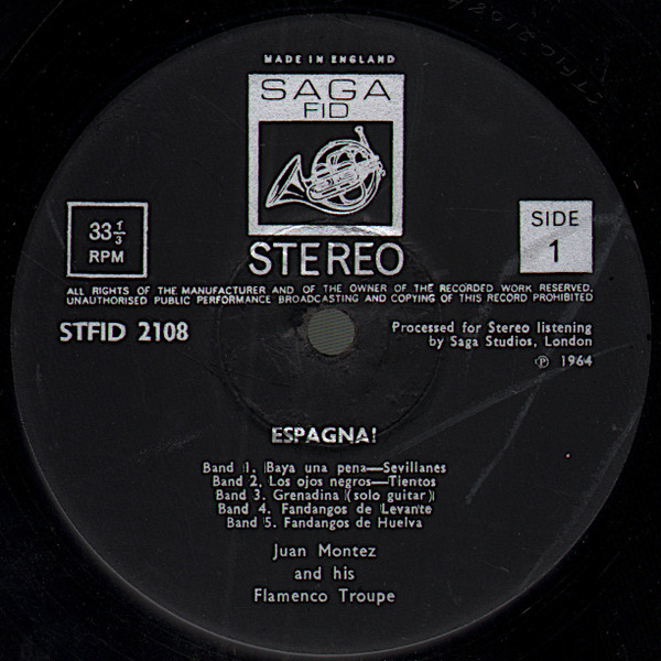 Juan Montez And His Flamenco Troupe - España! (LP, Album)