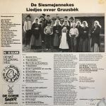 De Siesmejennekes - Liedjes Ovver Gruusbek (LP, Album) - Afbeelding 2