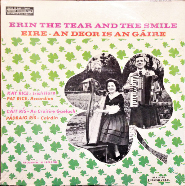 Kay Rice And Pat Rice - Erin The Tear And The Smile (LP, Comp, Mono)