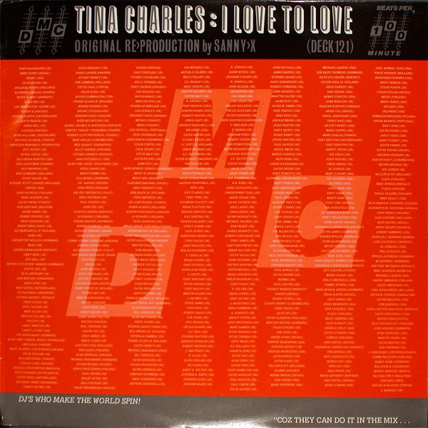 Tina Charles - I Love To Love (12", Single)