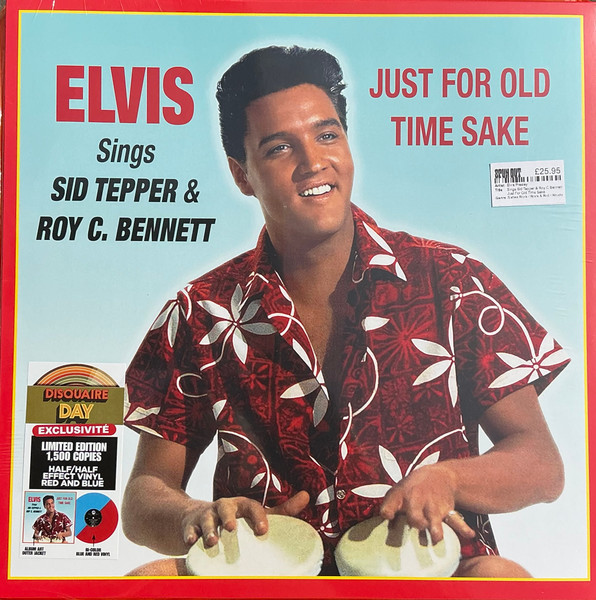 Elvis Presley - Just For Old Time Sake Elvis Sings Sid Tepper & Roy C. Bennett (LP, Comp, Ltd, Bi-)