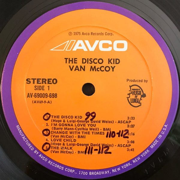 Van McCoy - The Disco Kid (LP, Album, Mon)