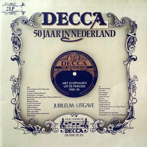 Various - Decca 50 Jaar In Nederland (2xLP, Comp, Mono, RM)