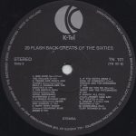 Various - 20 Flash Back Greats Of The Sixties (LP, Comp) - Afbeelding 4