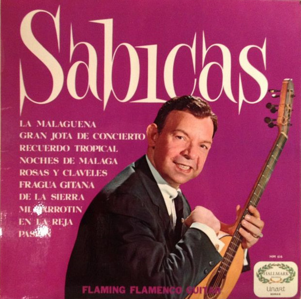 Sabicas - Flaming Flamenco Guitar (LP, Album, Mono, RE)