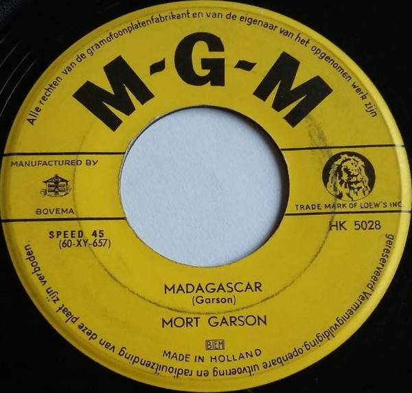 Mort Garson - Madagascar (7", Single)