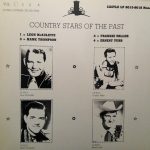 Leon McAuliffe - Country Stars Of The Past Vol. 1 (LP, Album, Comp, Mono)