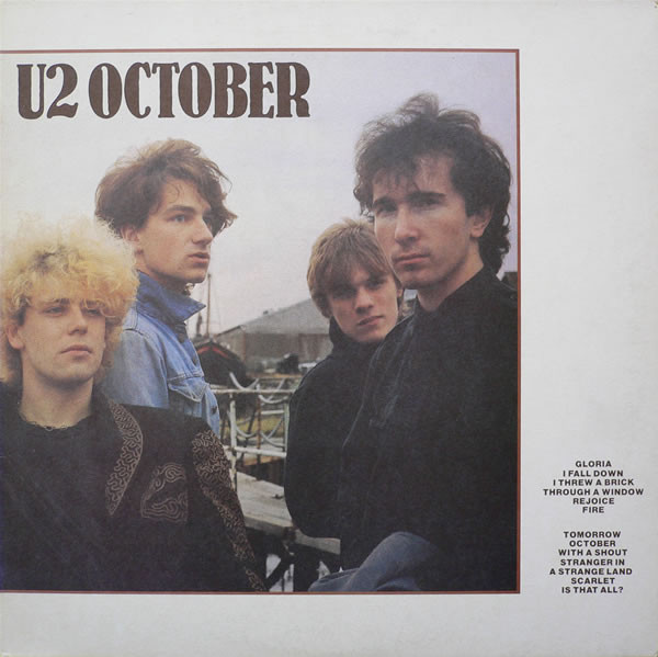U2 - October (LP, Album, RE)