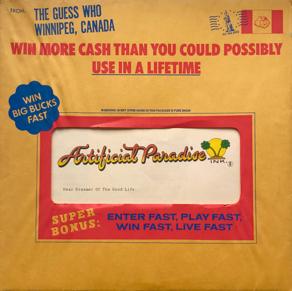 The Guess Who - Artificial Paradise (LP, Album, Roc)