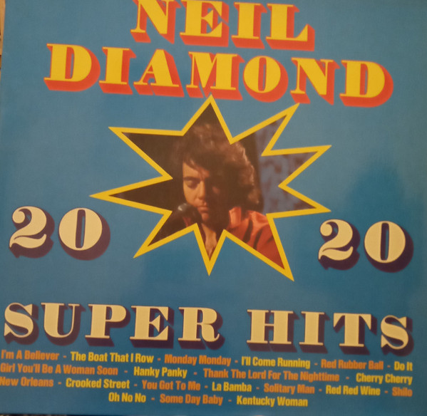 Neil Diamond - 20 Super Hits (LP, Comp)