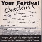 Various - Your Festival Checklist - Parkpop & Lowlands (CD, Comp)