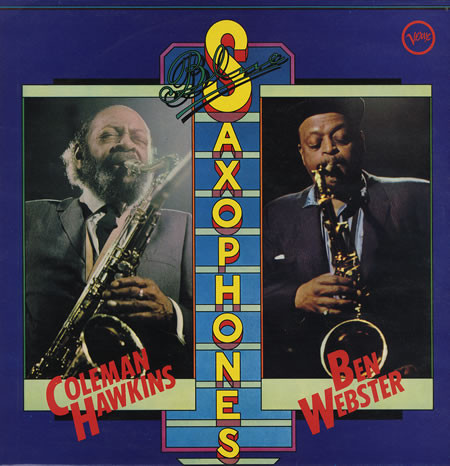 Coleman Hawkins & Ben Webster - Blue Saxophones (LP, RE)