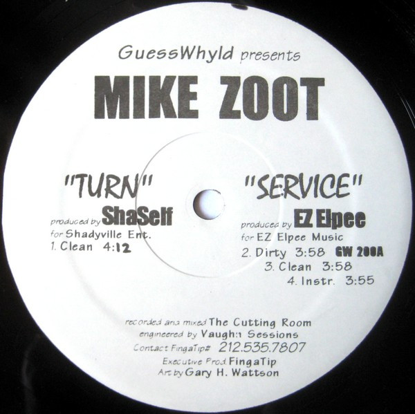 Mike Zoot - Turn / Service / High Drama (12")