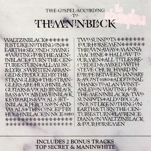 The Stranglers - (The Gospel According To) The Meninblack (CD, Album, RE)