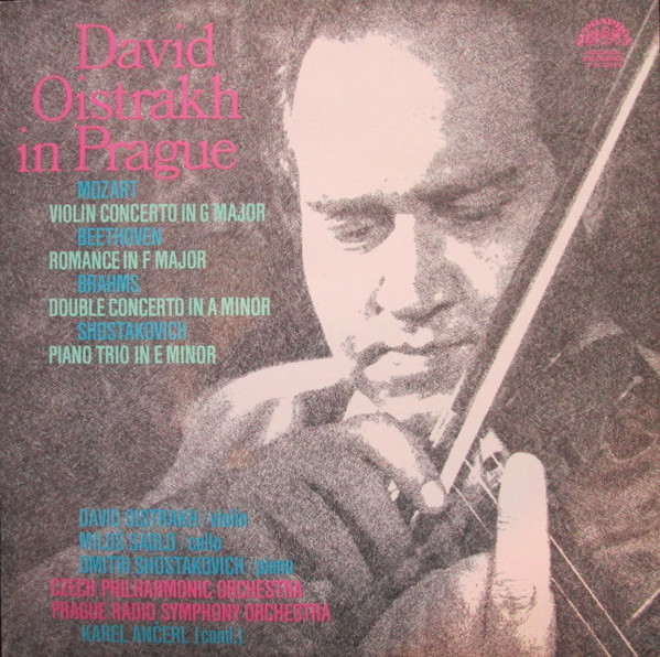 David Oistrach, Wolfgang Amadeus Mozart / Ludwig van Beethoven / Johannes Brahms / Dmitri Shostakovich - David Oistrakh In Prague (2xLP, Comp, RP)