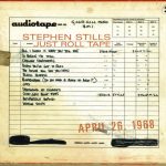 Stephen Stills - Just Roll Tape April 26 1968 (CD, Gat)
