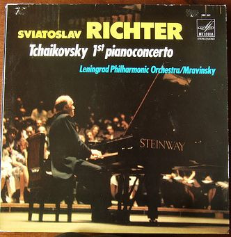 Sviatoslav Richter, Tchaikovsky*, Leningrad Philharmonic Orchestra / Mravinsky* - 1st Pianoconcerto (LP)