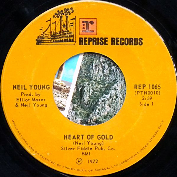 Neil Young - Heart Of Gold (7", Single)