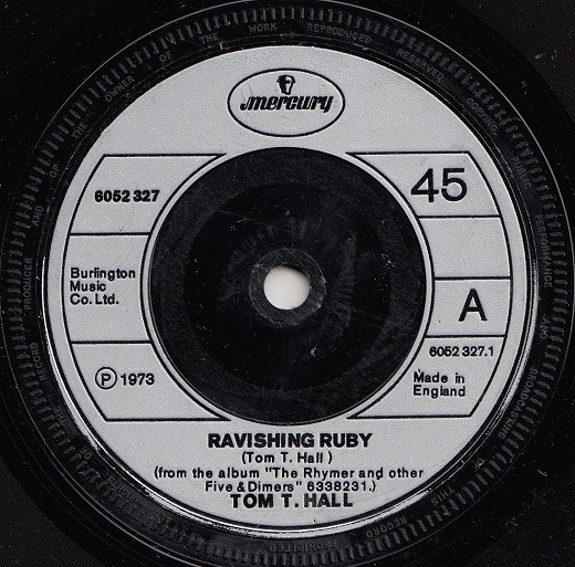 Tom T. Hall - Ravishing Ruby (7", Single)