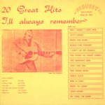Various - 20 Great Hits I'll Always Remember Volume 1 (LP, Comp, Yel)