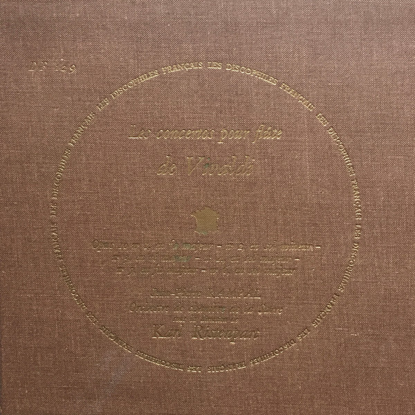 Vivaldi* / Jean-Pierre Rampal, Orchestre De Chambre De La Sarre* Sous La Direction De Karl Ristenpart - Les Concertos Pour Flûte De Vivaldi (LP)