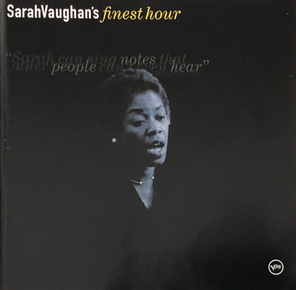 Sarah Vaughan - Sarah Vaughan's Finest Hour (CD, Comp)