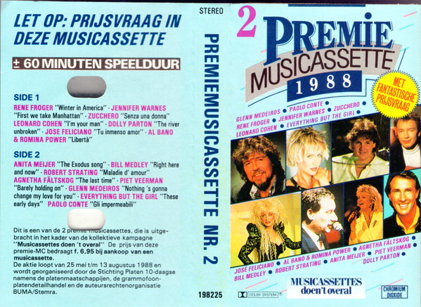 Various - Premie Musicassette 1988 Volume 2 (Cass, Comp)