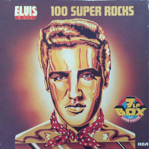 Elvis Presley - 100 Super Rocks (7xLP, Comp, Bla + Box)