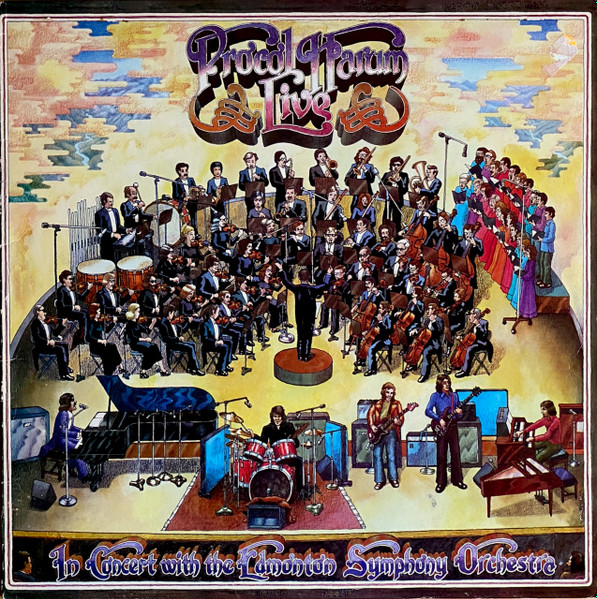 Procol Harum In Concert With The Edmonton Symphony Orchestra - Live (LP, Album, RP)