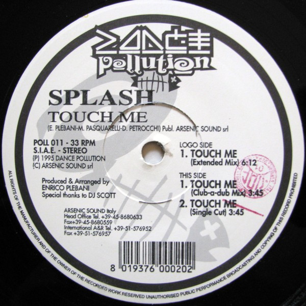 Splash (14) - Touch Me (12")