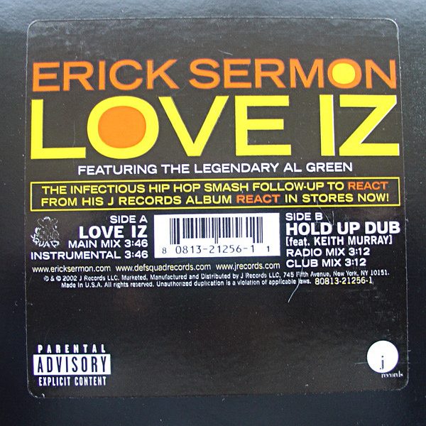 Erick Sermon - Love Iz (12")